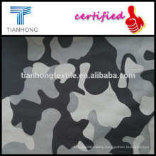 army design black grey camouflage print 100 cotton poplin weave light weight fabric for short